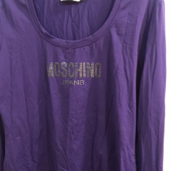 ⚡️FINAL PRICE⚡️ Vintage Moschino Jeans Purple Top - Picture 4 of 12